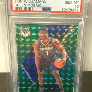 2019 Panini Prizm Mosaic Green #209 PSA10